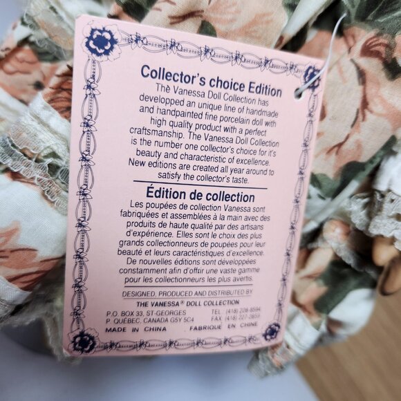 Vanessa Special Edition Fine Porcelain Doll Serie-2007 Dark Skin Eyes & Hair 16" - Picture 8 of 15